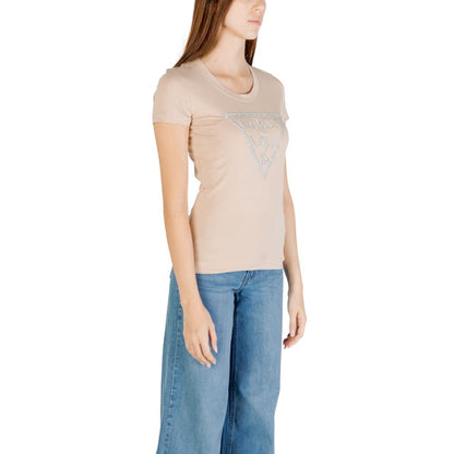 Guess Beige Cotton T-Shirt