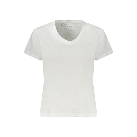 Guess Jeans Bianco Cotton Women T-Shirt