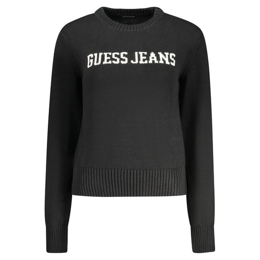 Guess Jeans Black Cotton Sweater GU-35071-M