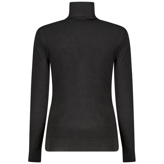 Guess Jeans Black Viscose Women Sweater GU-39640-S