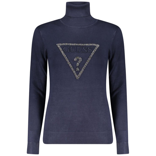 Guess Jeans Blue Viscose Women Sweater GU-39646-S