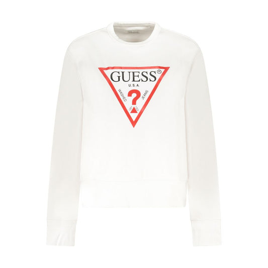 Guess Jeans White Cotton Women Sweater GU-39643-S