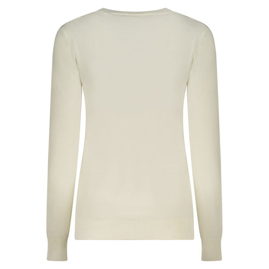 Guess Jeans White Viscose Women Sweater GU-39649-S