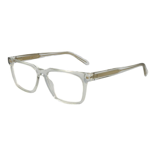 Guess Transparent Acetate Glasses (Frames) for men, full-rim rectangle style, acetate material with plastic demo lenses in transparent color.