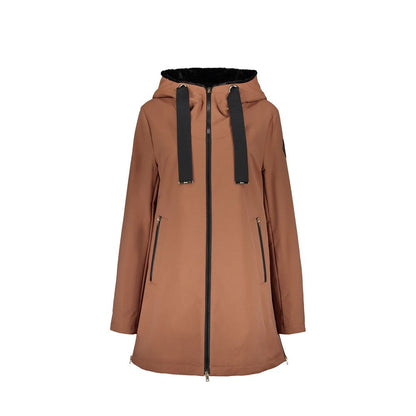 Herno Brown Polyester Shell Jacket