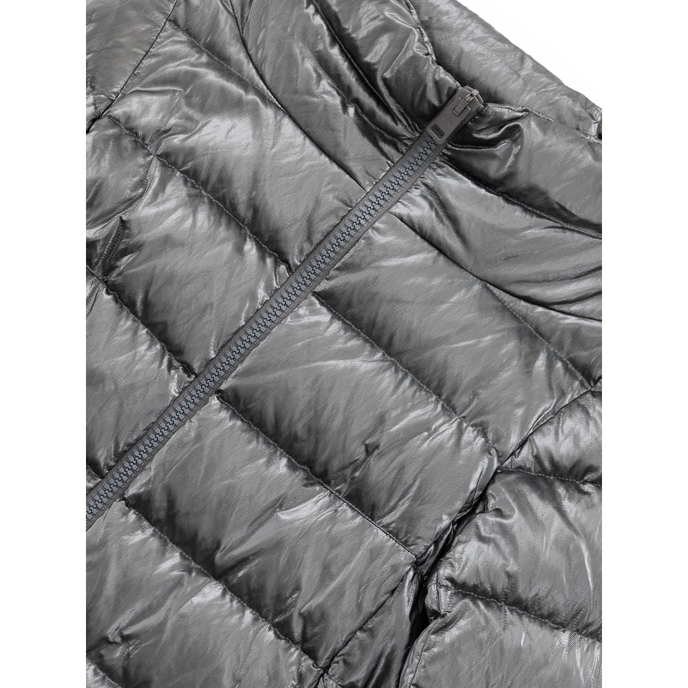 Herno Silver Viscose Jackets & Coat HE-7421668-IT42|M
