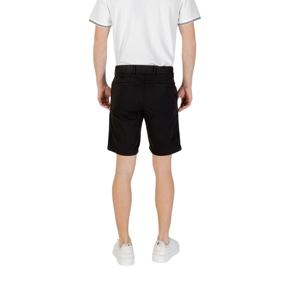 Hugo Boss Black Cotton Bermuda Shorts