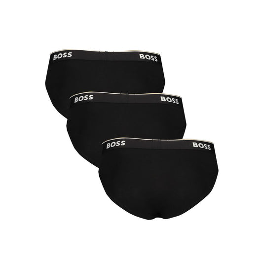 Hugo Boss Black Cotton Men Brief BO-39611-M
