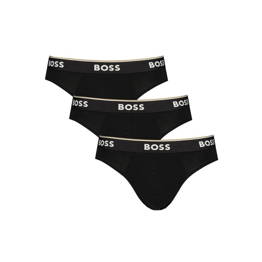 Hugo Boss Black Cotton Men Brief BO-39611-M