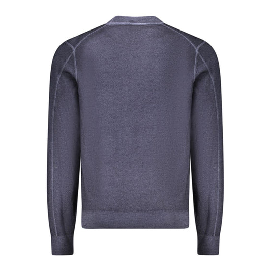 Hugo Boss Blue Wool Sweater BO-34556-M