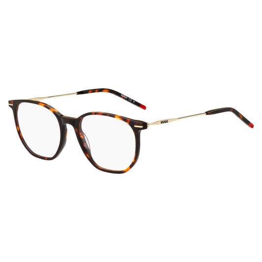 Hugo Boss Brown Acetate Frames for women, model HG1213086F117, featuring 51/17/140mm dimensions, stylish tortoise design.