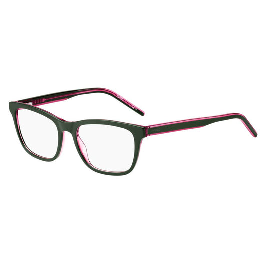 Hugo Boss Green Acetate Frames for women, model HG1250IWBF217, green color, size 52/17/140mm, stylish eyewear.