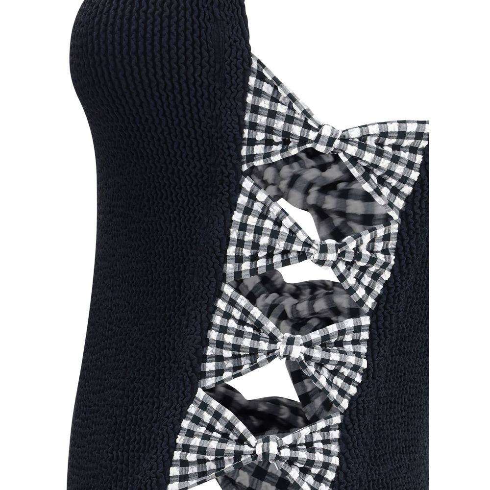 Hunza G Black Polyamide One-Piece Swimsuit