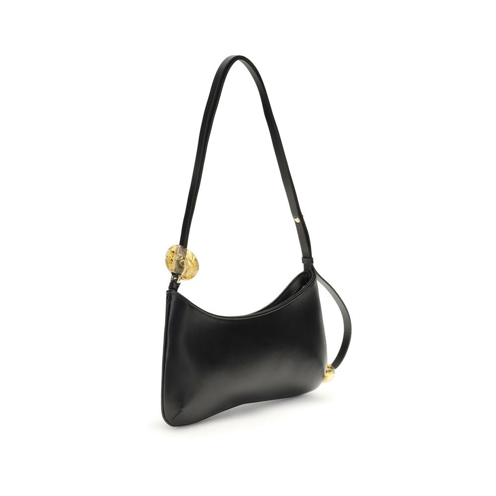Front view with bag zipped and handles upright.