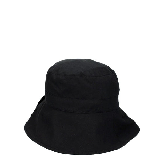 Jacquemus Black Cotton Bucket Hats JA-8547329573129-58 CM|M