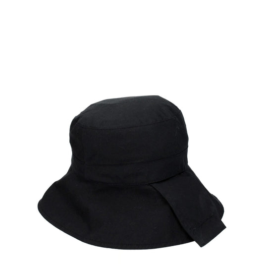 Jacquemus Black Cotton Bucket Hats JA-8547329573129-58 CM|M