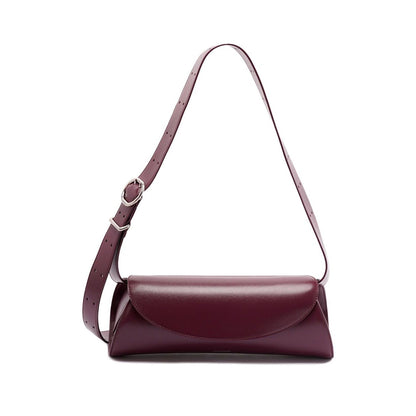 Jil Sander Cannolo small leather shoulder bag