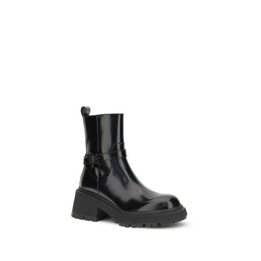 Jimmy Choo Patent-leather Conny Ankle Boots JI-J000178002BLACK-EU36/US6