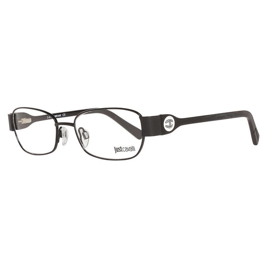 Just Cavalli Black Metal Frames, women's glasses JC0528-005, sleek black metal frame with 52/17/135 mm dimensions for a stylish look.