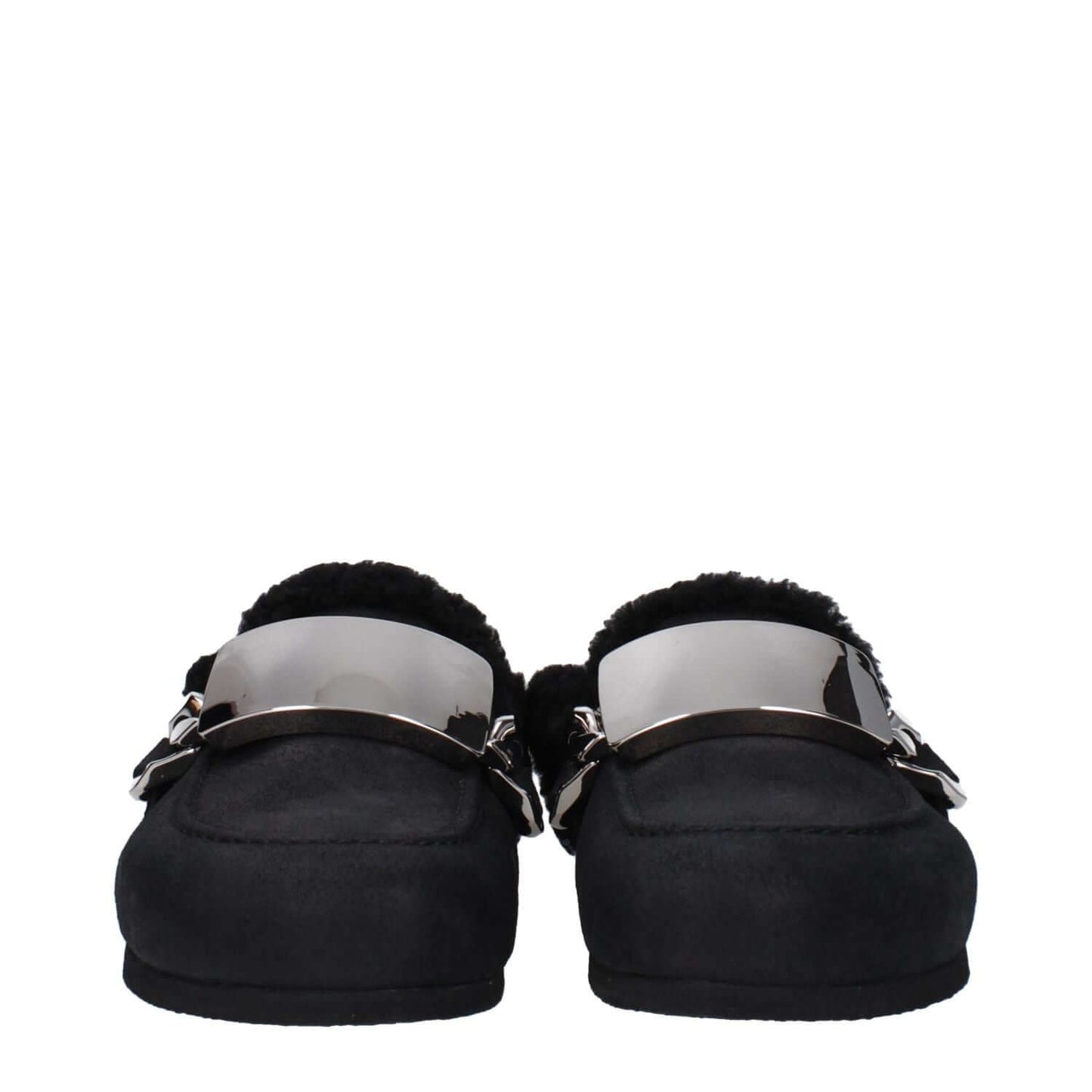 Jw Anderson Black Leather Slippers