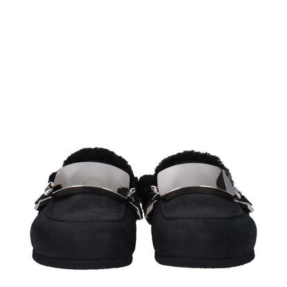 Jw Anderson Black Leather Slippers