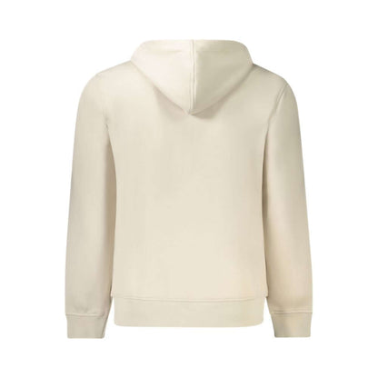 K-WAY Beige Polyester Men Sweater Hooded - Back View