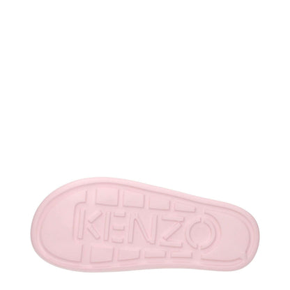Kenzo Pink Cotton Slippers