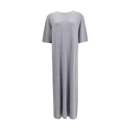 Khaite Gray Wool Casual Dress