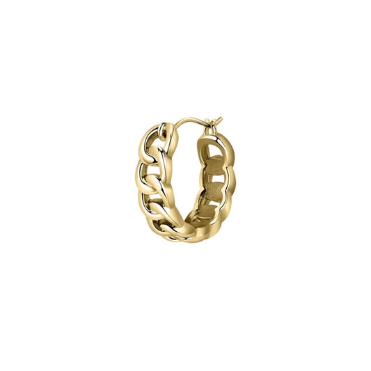 Gold hoop earring from LA PETITE STORY JEWELRY Mod. LPS02AQM14 collection.