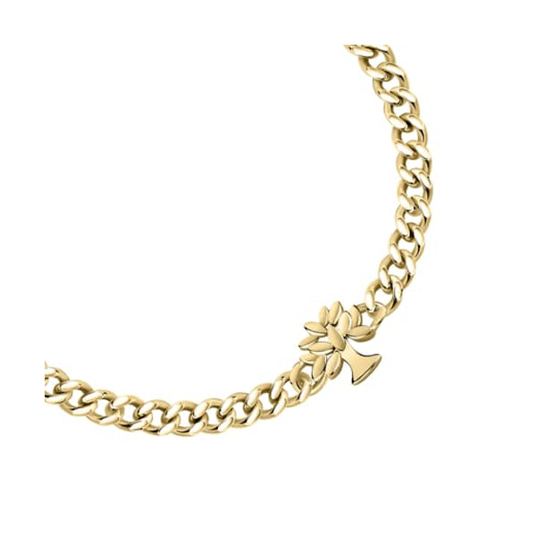 LA PETITE STORY JEWELRY Mod. LPS05ASF58 gold chain with flower charm