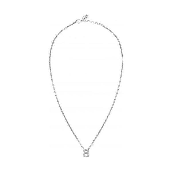 LA PETITE STORY JEWELRY Mod. LPS10AQK08 silver necklace on white background