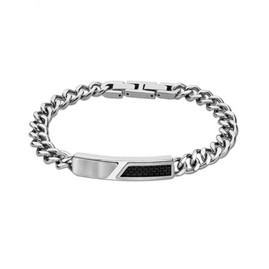 LOTUS JEWELS JEWELRY Mod. LS2058-2/1 bracelet with silver and black accents