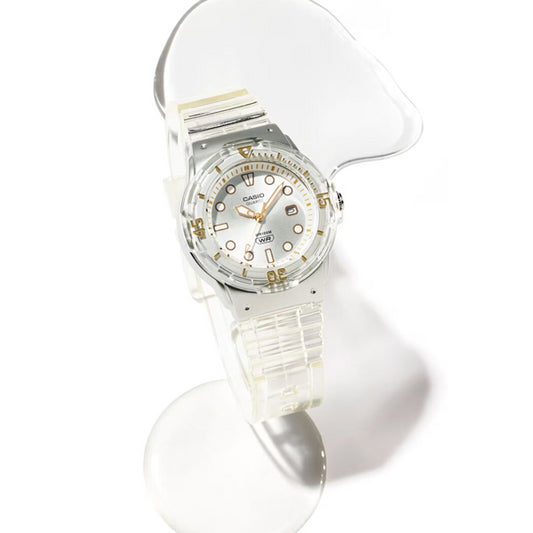 CASIO COLLECTION Mod. LADY DIVER - TRANSLUCID WHITE-1