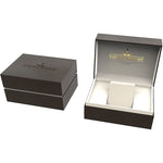 Luxury packaging box for LUCIEN ROCHAT MOD. R0453120001 wristwatch, showcasing elegant design and premium presentation.