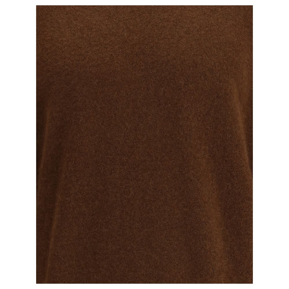 Laneus Brown Cashmere Cashmere Sweater