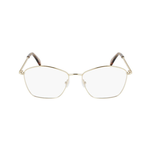 Lanvin Yellow Metal Frames, women's glasses LNV2103-703, size 54/16/140 mm, stylish yellow metal design.
