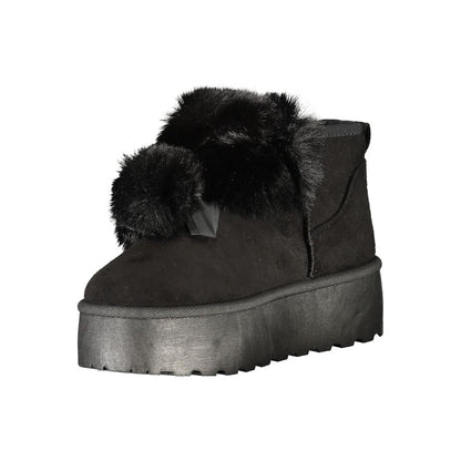 Laura Biagiotti Nero Polyester Woman Ankle Boot