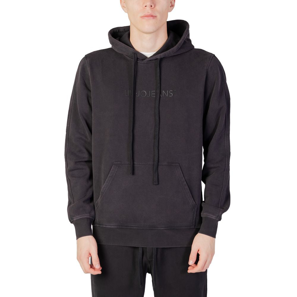 Liu Jo Black Cotton Hoodie