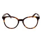 Longchamp Brown Women Glasses Frame, butterfly style, full-rim acetate with demo lenses, size 53-15-140, includes branded case.