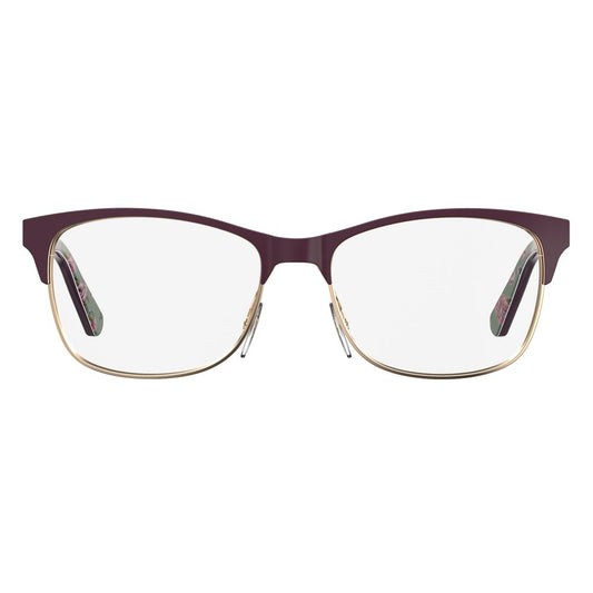 Love Moschino Purple Metal Frames, stylish plum glasses for women MOL526-0T7, metal material, size 53/16/145mm.