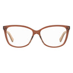 Love Moschino Red Acetate Frames for women, brick color with measures 55/14/140 mm, GLASSES LOVE MOSCHINO WOMEN MOL546-2LF