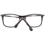 Lozza Brown Men Glasses Frame in square full-rim design with metal and plastic material, lens width 54mm, frame width 142mm, brown color.