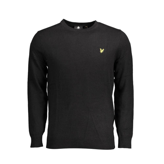 Lyle & Scott Black Cotton Sweater LY-15059-S