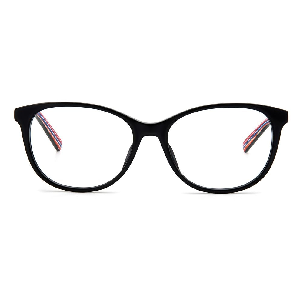 M Missoni Black Acetate Frames; MMI-0006-807; Women’s glasses in black acetate with measurements 52/16/140mm.