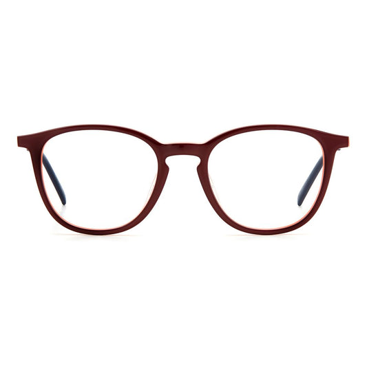 M Missoni Red Acetate Frames for Women with 47/18/145mm dimensions, featuring stylish and durable acetate material.
