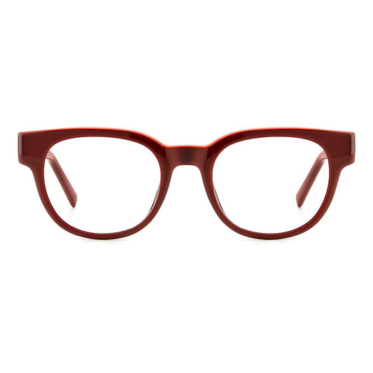 M Missoni Red Resin Frames for women, model MMI0156LHFE81, featuring a stylish red resin material, size 48/19/140mm.