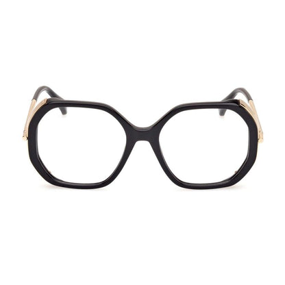 Black plastic MAX MARA MOD. MM5138 eyeglasses for ladies, front view.