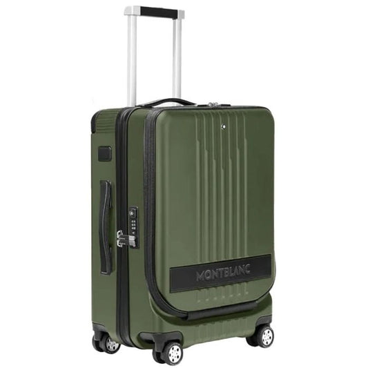 MONTBLANC LEATHER MOD. CABIN TROLLEY WITH FRONT POCKET - 38X55X23 (37 L) in official box packaging