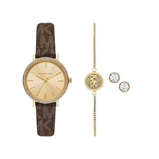MICHAEL KORS Mod. ADDYSON Special Pack + Bracelet + Earrings-0