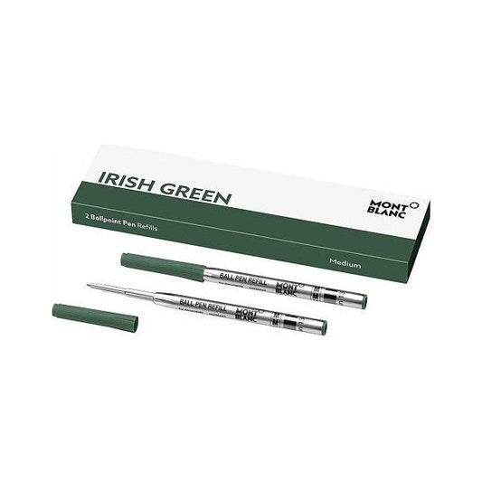 MONTBLANC Mod. IRISH GREEN - BALLPOINT PEN REFILLS - MEDIUM - 2 PCS FASHION ACCESSORIES